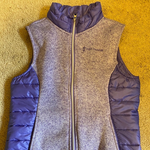 Free Country mixed media vest. - Picture 1 of 2